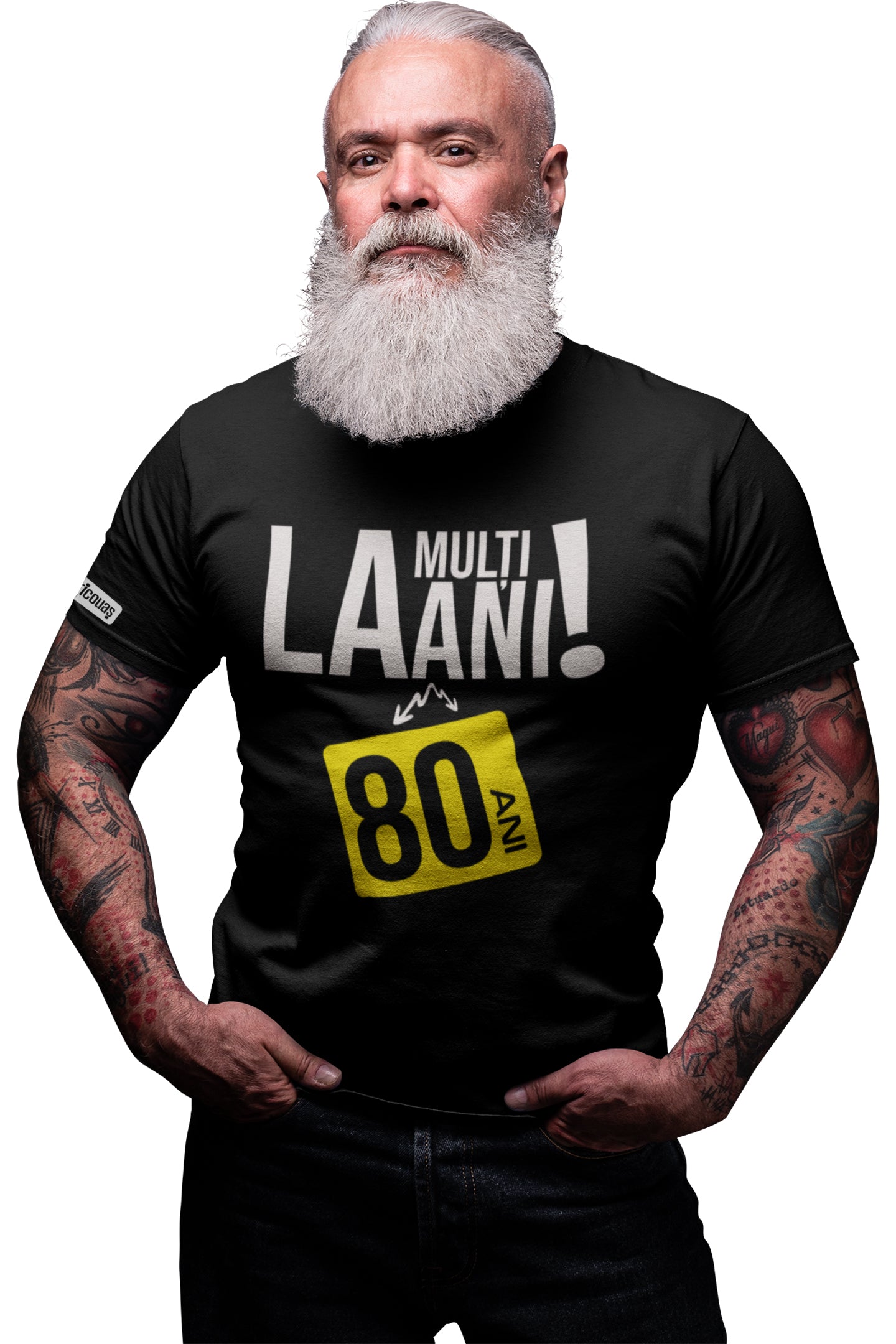 Tricou La mulți ani, 80 ani